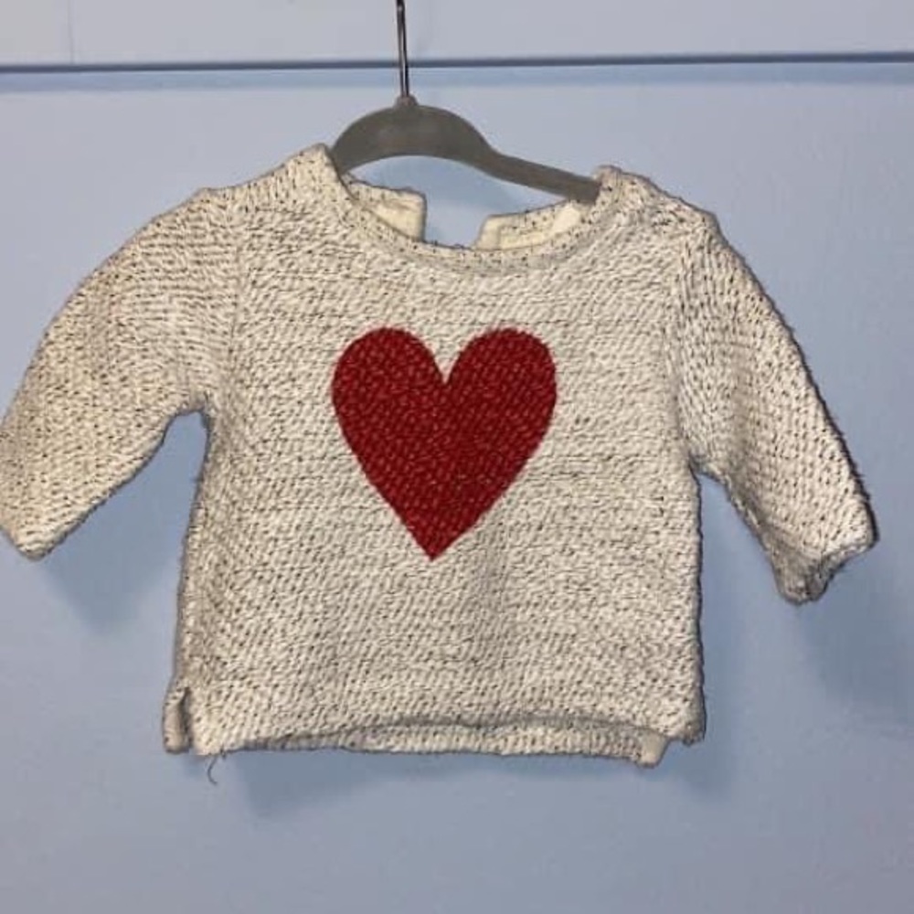 Zara Heart Sweater
